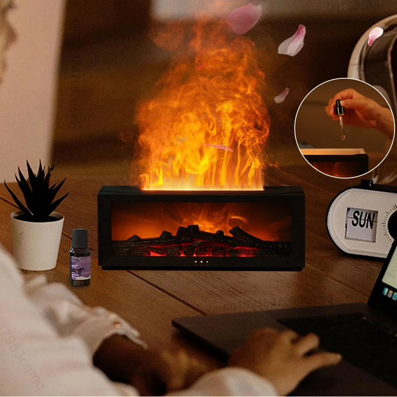 Flamma -luftfuktare, nattlampa mm